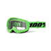 100% Strata 2 Goggle Neon Green