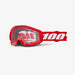100% Strata Mini Goggle Red