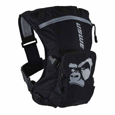 USWE Ranger 3 Hydration Pack in Black/Black colourway - comes with a 2.0L Elite hydration system with plug-n-play coupling - US-K-2030508