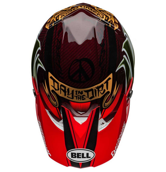 Bell MOTO-10 SPHERICAL Fasthouse DITD Gloss Red/Gold