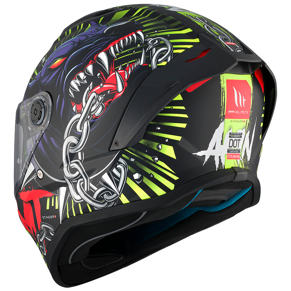1334A66033-1PP-24-HELMET MT FF126 STINGER 2 AKIN A