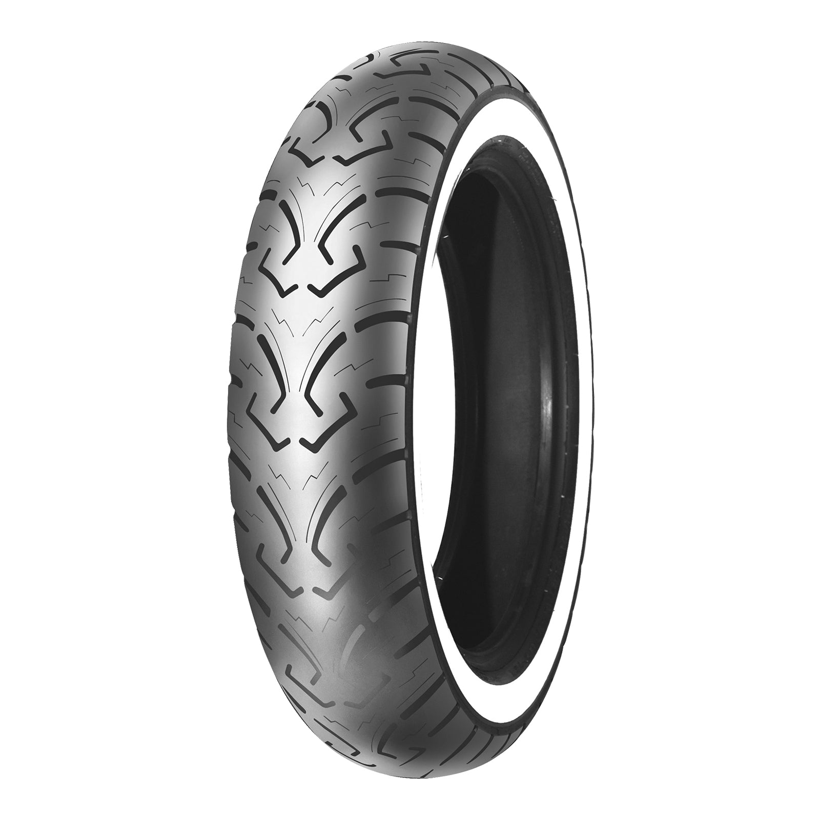 Shinko MT90-16 250 Front Cruiser Tyre (White Wall)