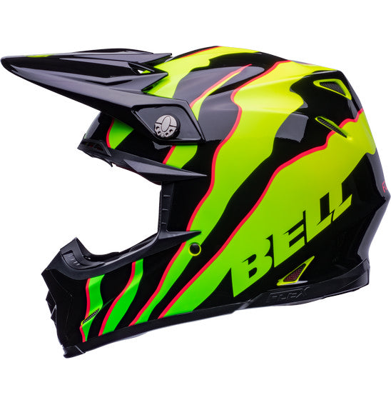 Bell MOTO-9S FLEX Claw Gloss Black/Green