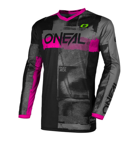 O'Neal Girls ELEMENT Roller Jersey - Black/Pink