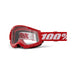 100% Strata 2 Youth Goggle Red
