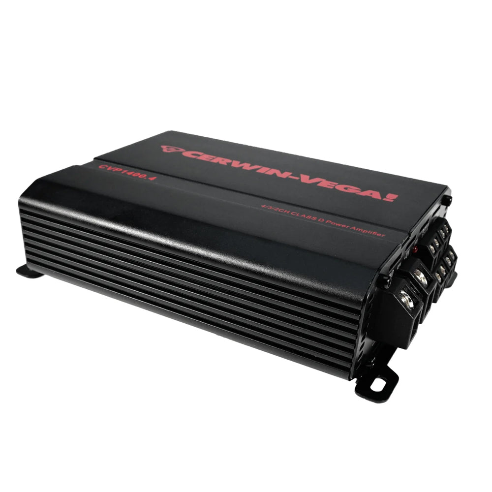 CERWIN VEGA CVP SERIES 4CH AMPLIFIER 90W RMS X4 @ 4OHM | 140W RMS X4 @ 2OHM