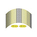 KEITI NON-REFLECTIVE WHEEL 3 STRIPE RACING WS820FY