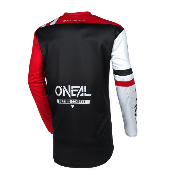 O'Neal 2026 ELEMENT Warhawk Jersey - Black/White/Red