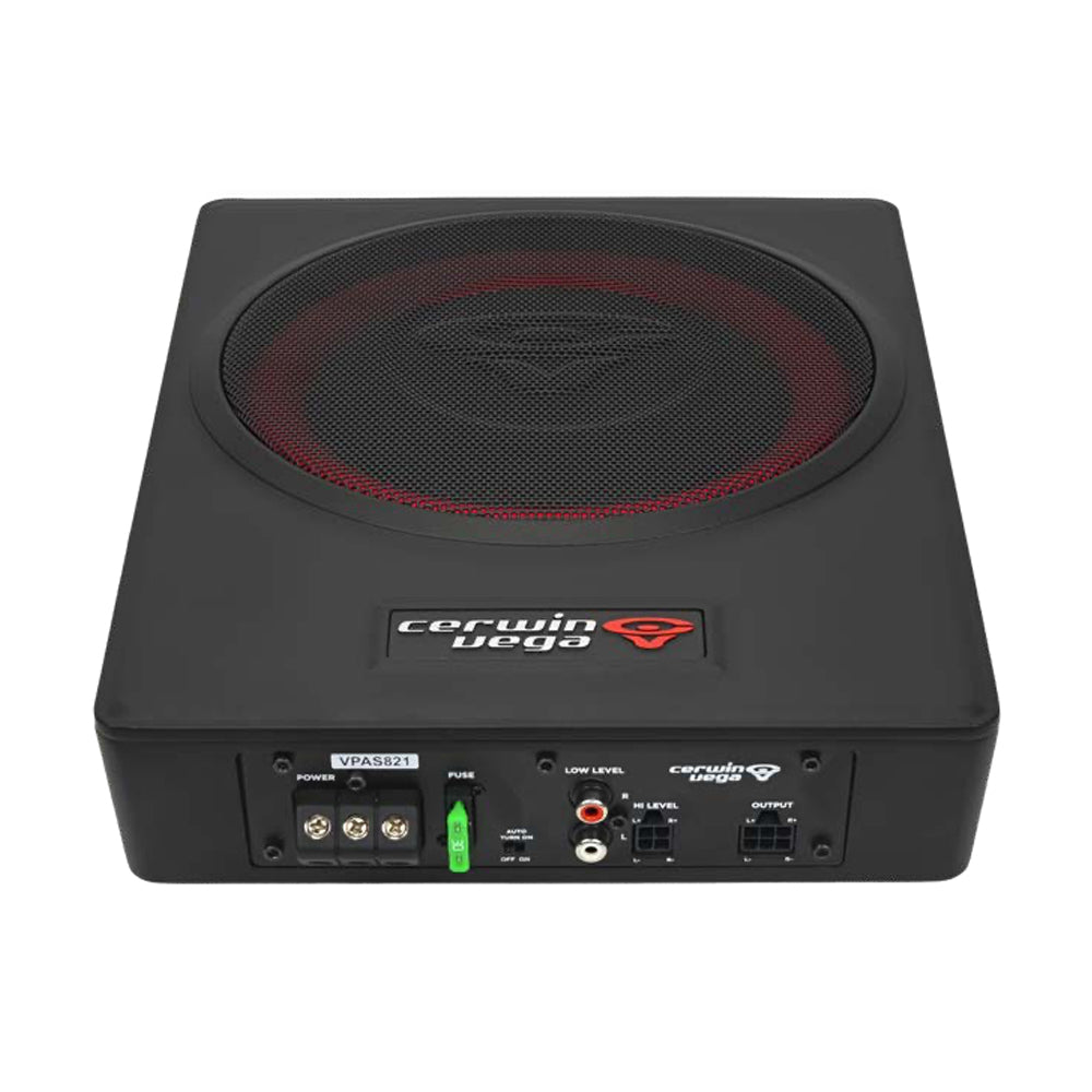 CERWIN VEGA 8" 5 CH UNDERSEAT ACTIVE SUBWOOFER 430W MAX 150W RMS X1  | 70W RMS X4 @ 4 OHM