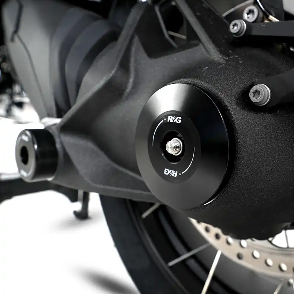 Spindle Blanking Plates for BMW R 1300 GS 23-- R 1300 GS Adventure 24- Black R&G