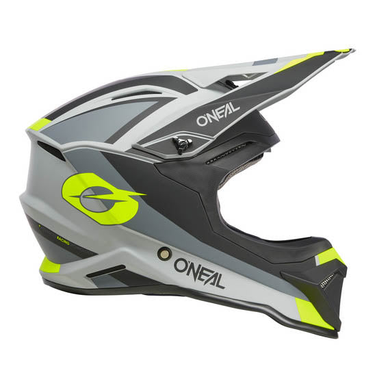 O'Neal Youth 1SRS STREAM Helmet - Black/Neon Yellow