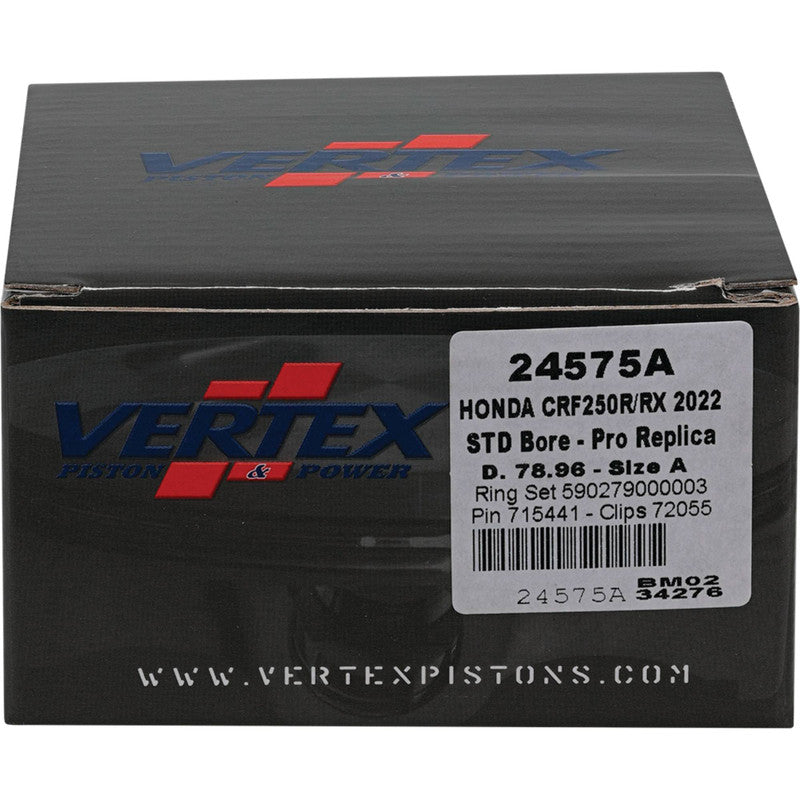 PISTON KIT VERTEX 78.96MM PRO REPLICA HONDA CRF250R CRF250RX 22-ON