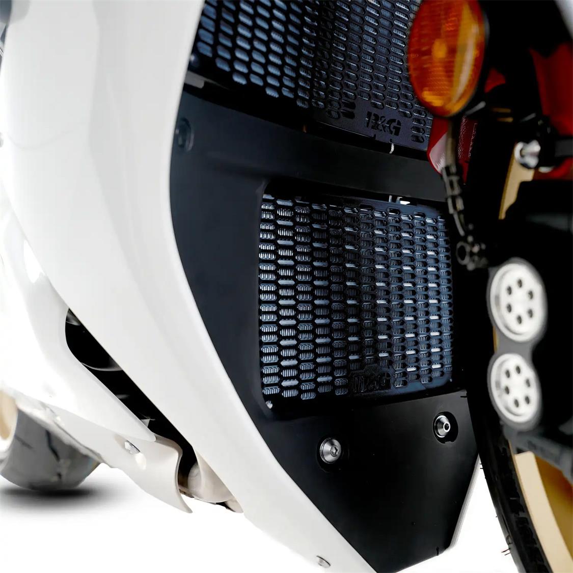 Oil Cooler Guard Yamaha Textured Matt Black R&G