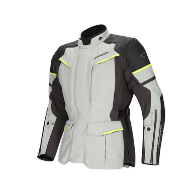 Dririder Nordic Evo Ladies Jacket - Light Grey/Hi-Vis
