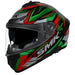 SMK TYPHOON RIVAL  - Black Green Red - GL283