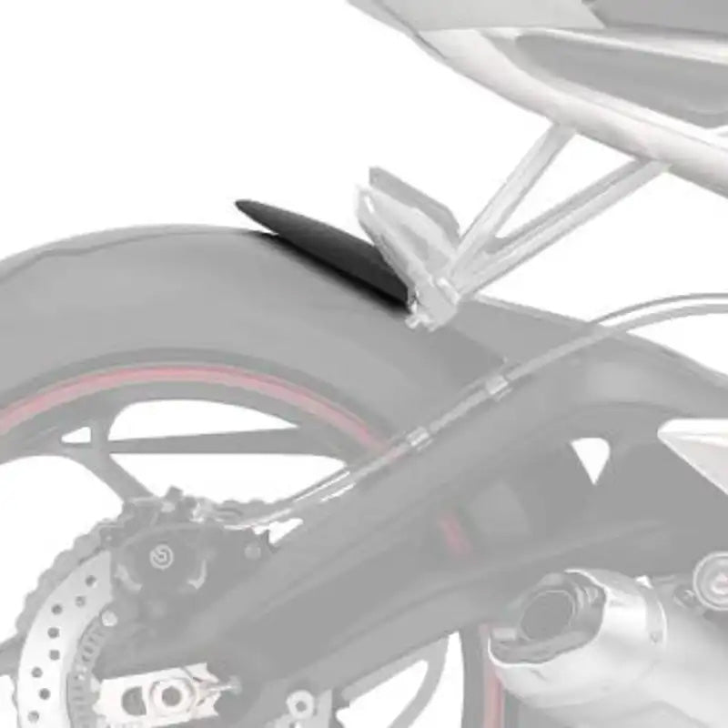 Hugger Extension Matte Black Triumph Street Triple 765 RS 17- R&G