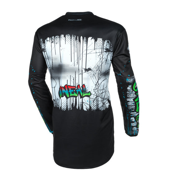 O'Neal Youth ELEMENT Rancid Jersey - Black/Multi