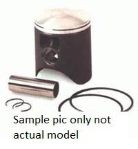 PISTON KIT VERTEX 53.97MM GAS GAS EC125 MX125 03-10