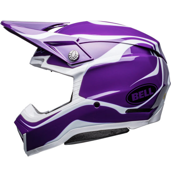 Bell MOTO-10 SPHERICAL Slayco LE Purple/White