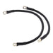 Battery Cable Kit - Black. Fits Sportster 1981-2003.