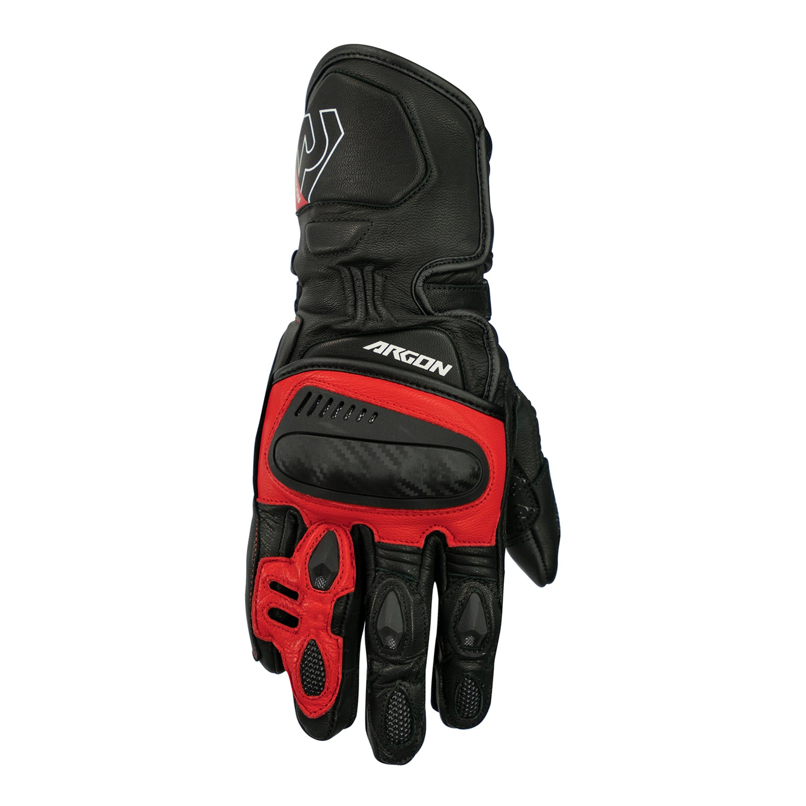 Argon Engage Glove - Stealth Black / Red