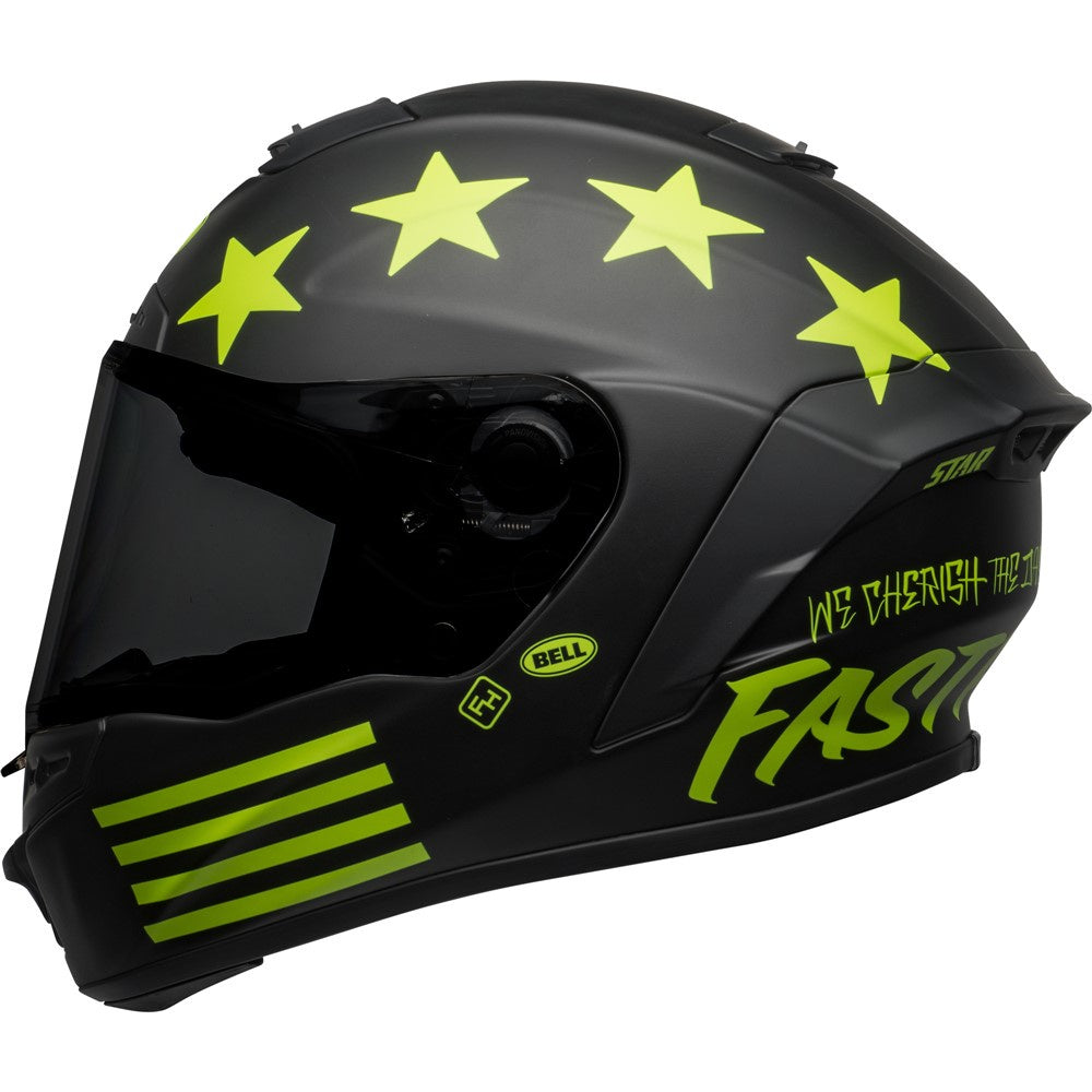 *BELL Star DLX MIPS Fasthouse Road Helmet - Hiviz