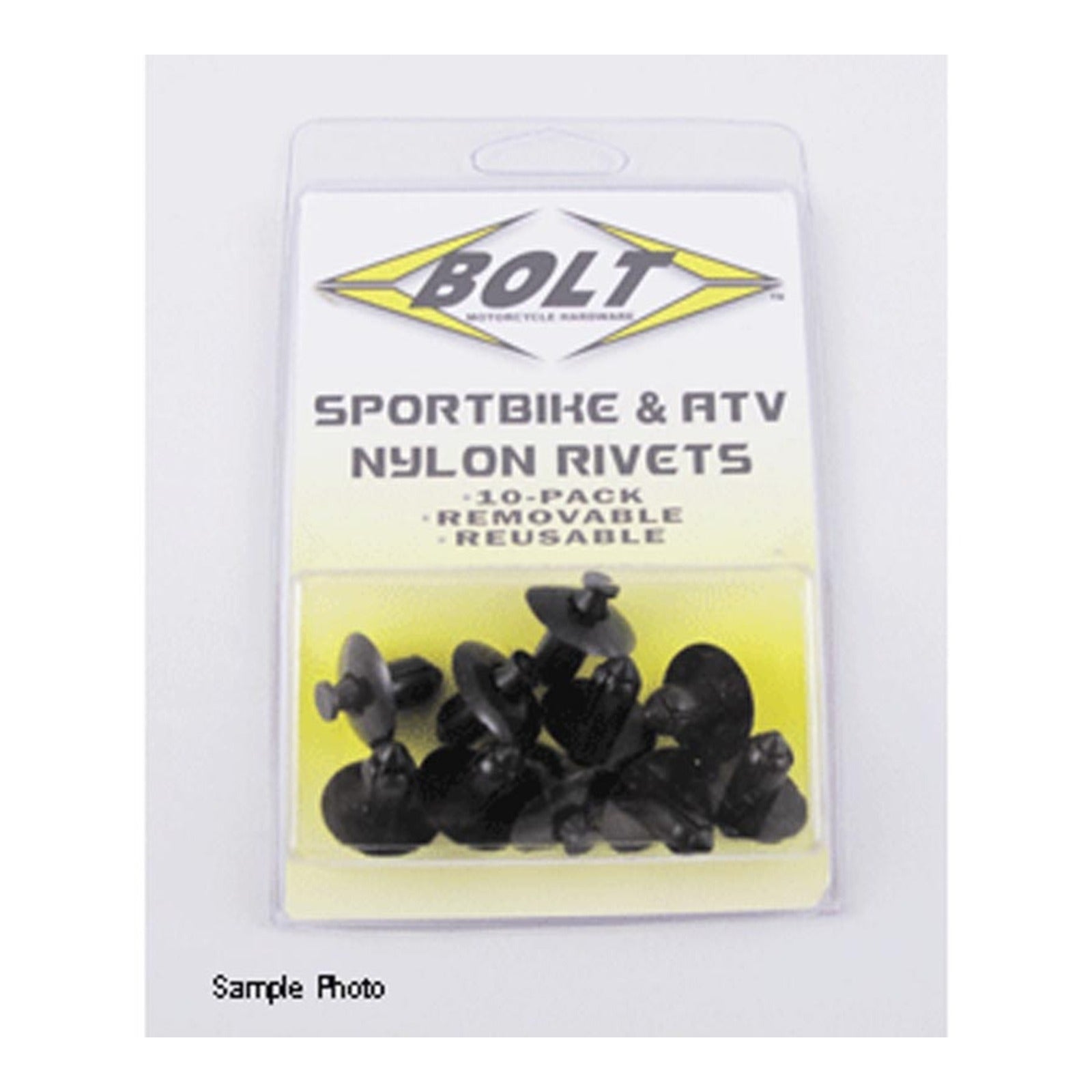 BOLT M7 NYLON PUSH/PRY RIVETS - 2005-7RIV (Pkt of 10)
