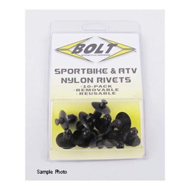 BOLT M7 NYLON PUSH/PRY RIVETS - 2005-7RIV (Pkt of 10)