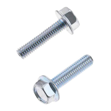 Bolt 6x25mm Hex (10mm Head) Flange Bolt (Packet of 10)