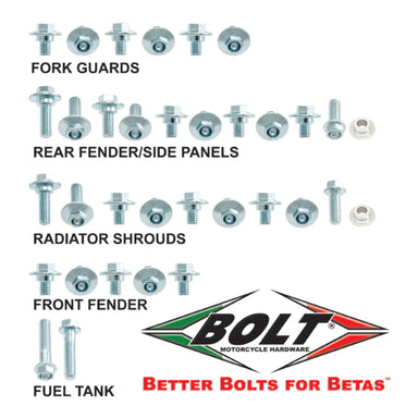 BOLT BODY WORK FASTENER KIT - BETA