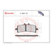 Brembo Upgrade Carbon Ceramic Front Brake Pads 07BB37RC