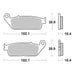Brembo Prime Sinter Rear Brake Pads 07HO34SP