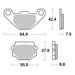 Brembo Prime Sinter Front Brake Pads 07KS04SD