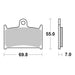 Brembo Prime Sinter Front Brake Pads 07SU22SA
