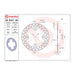 Brembo Prime Serie Oro Rear Brake Disc 68B40786