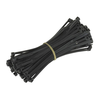 Whites Cable Ties 250 x 3.6mm 100pcs/Bag Black