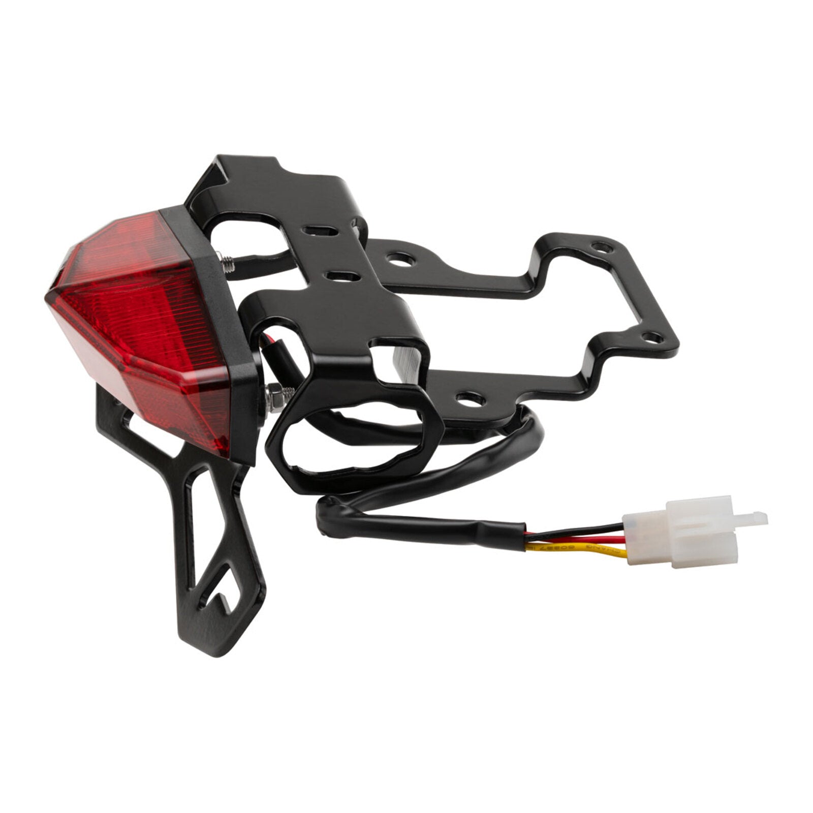 DRC Edge Tail Light Holder Kit with Red Lens - Kawasaki KLX230 (2020+)