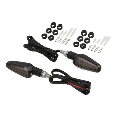 DRC 602 LED Flasher Lights (12V / Smoke / Pair)