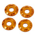 DRC M6 ALUMINUM SPACERS TYPE01 GOLD 4PCS