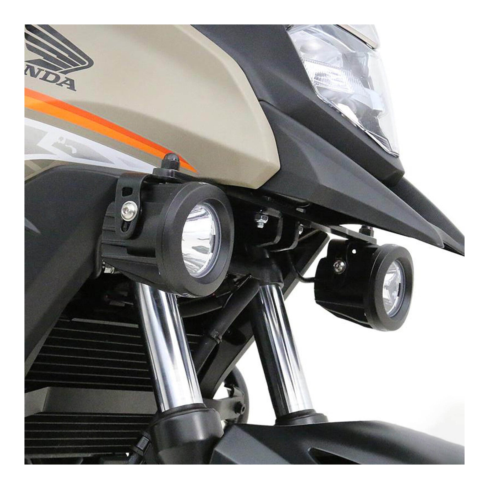 Denali Aux Light Mount Brackets - Honda CB500X '13-'17