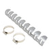 DRC Universal 4-Stroke Exhaust Pipe Guard - Titanium Color