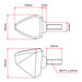DRC 601 LED Flasher Lights (12V / Smoke / Pair)