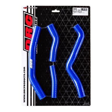DRC Silicone Radiator Hose Kit - Yamaha YZ250FX / WR250F (2015–2019) - Blue
