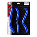 DRC Silicone Radiator Hose Kit - Yamaha YZ250FX / WR250F (2015–2019) - Blue