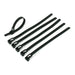 DRC RELEASE TIE WRAP BLACK 150MM 6PCS