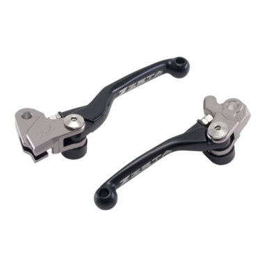 Zeta Pivot Lever Set FP - Kawasaki KX250F/ 450F '05-'12 - Black