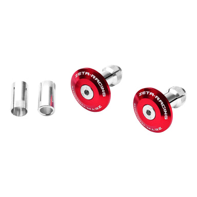 Zeta Bar End Plug 35mm 2pcs - Red