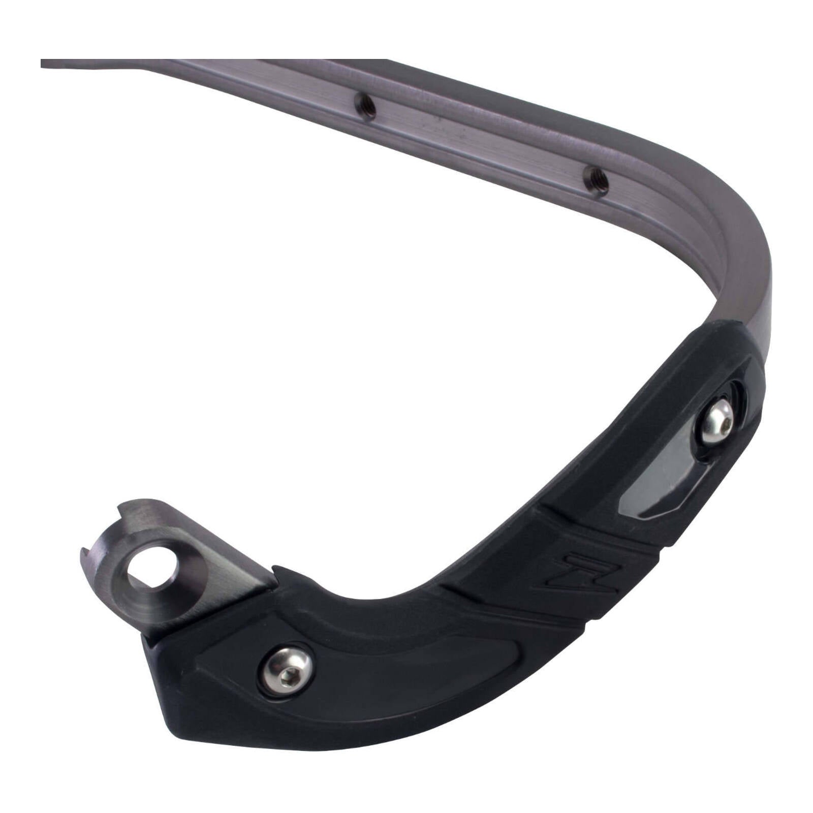 Zeta Pro Armor Bended Hand Guard - Titanium Colour