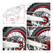 Zeta Heel Guard - Honda CRF450L ('19-), CRF450RL ('21-) - Black