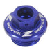 Zeta Oil Filler Plug Honda CR/CRF, Yamaha YZ/YZF/WRF, Kawasaki KLX - Blue